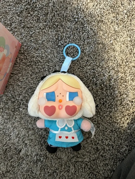 Popmart CryBaby Crying Again Plush Keychain - Picture 3 of 4